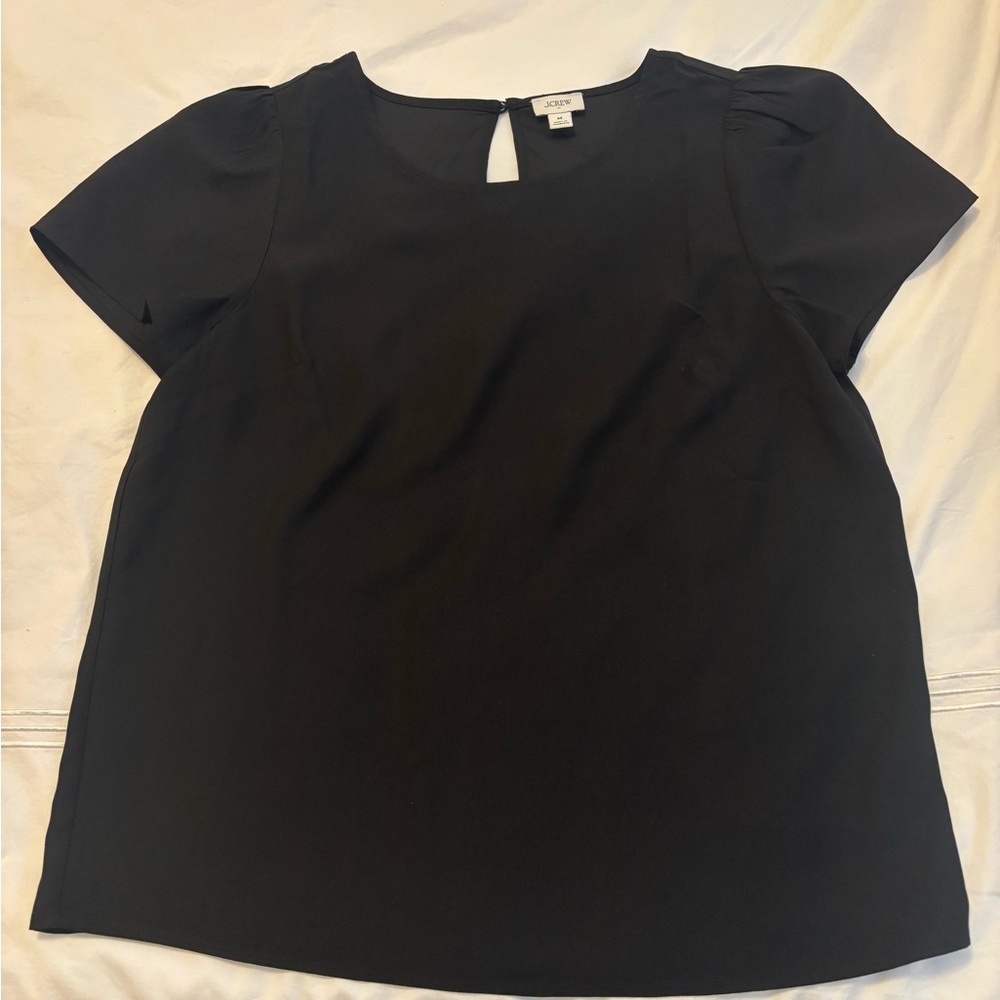 J. Crew Black Blouse